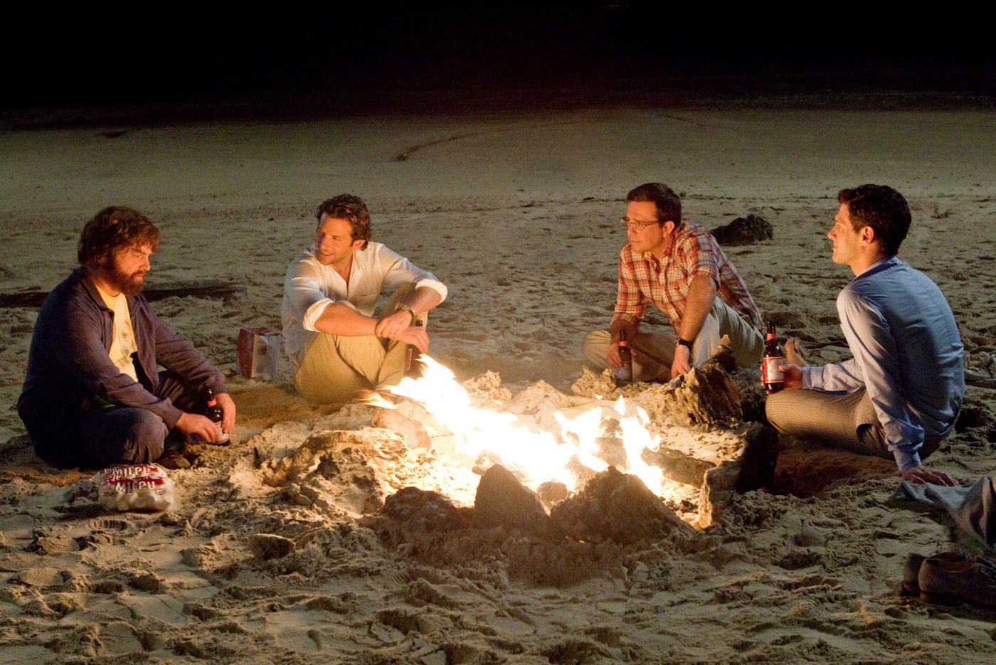 Zach Galifianakis, Bradley Cooper, Ed Helms and Justin Bartha in Warner Bros. Pictures' The Hangover Part II (2011)