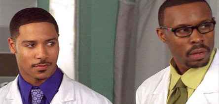 Wood Harris stars as Dr. Sidney Zachary and Brian J. White stars as Dr. Ray Howard in Freestyle Releasing's The Heart Specialist (2011)