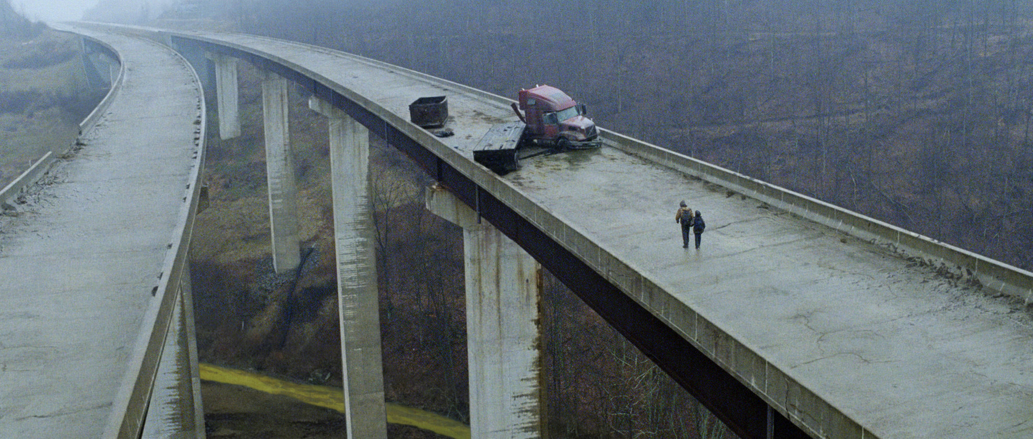A scene from Dimension Films' The Road (2009)