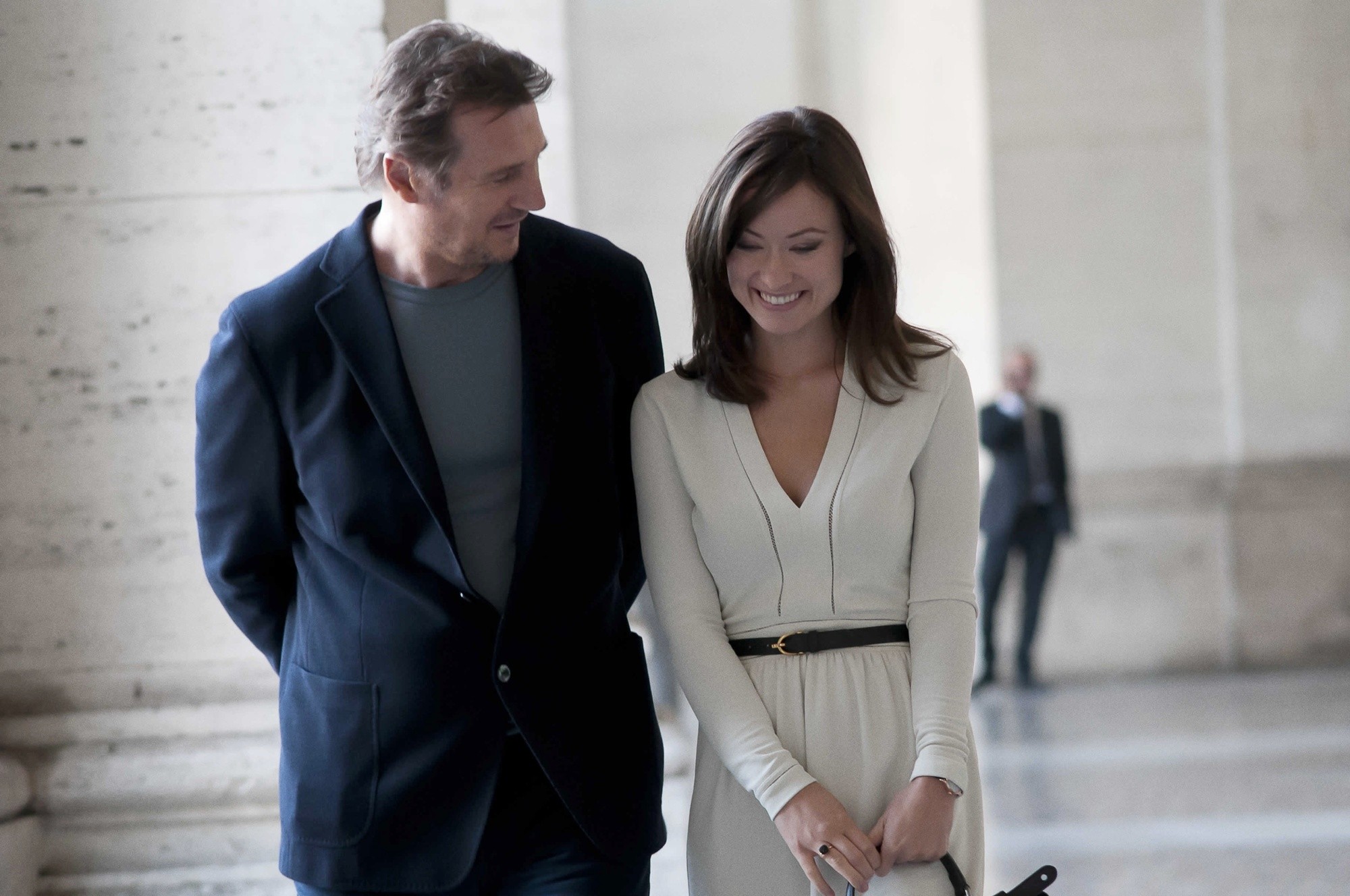 Liam Neeson stars as Michael and Olivia Wilde stars as Anna in Sony Pictures Classics' Third Person (2014)