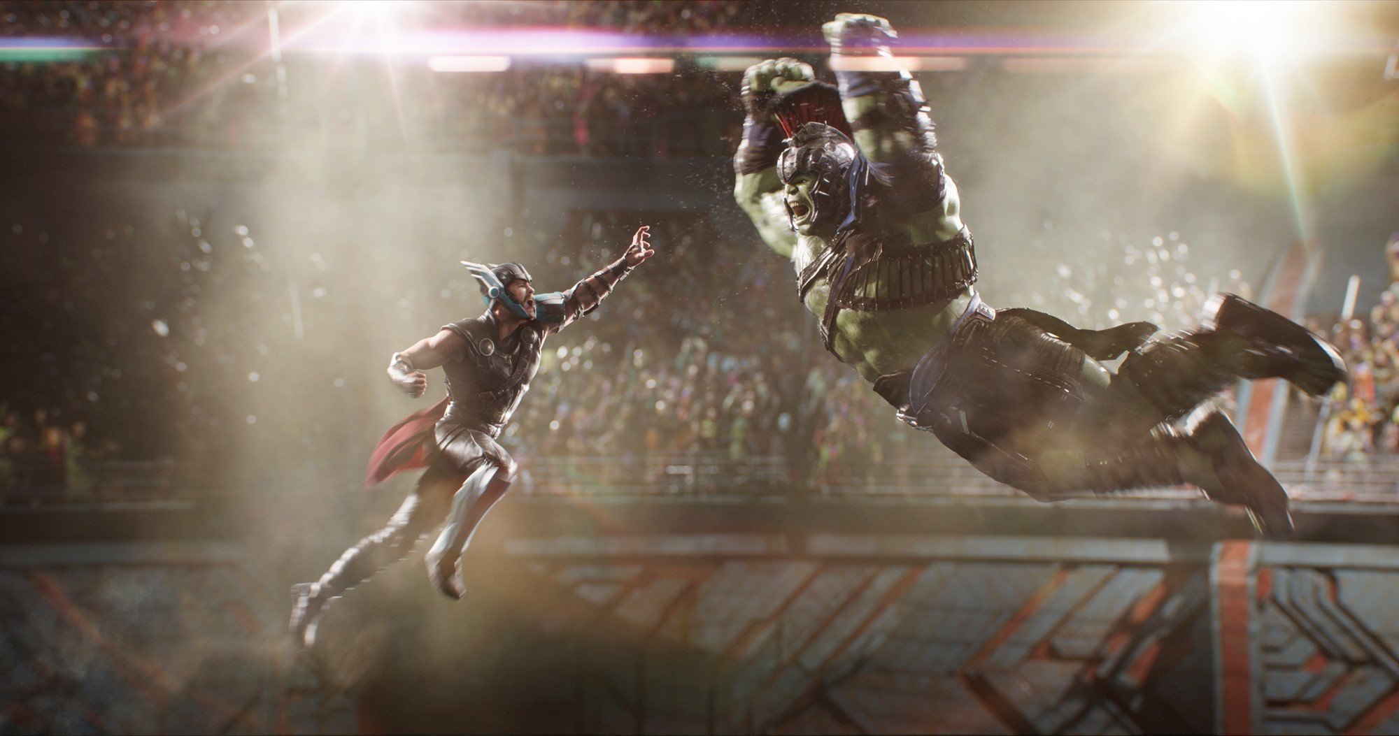 Chris Hemsworth stars as Thor and Hulk in Marvel Studios' Thor: Ragnarok (2017)