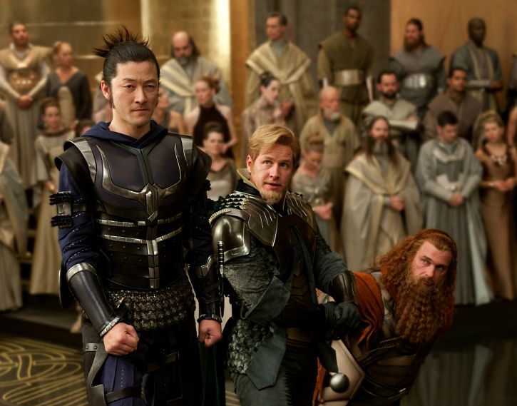 Tadanobu Asano, Ray Stevenson and Josh Dallas in Paramount Pictures' Thor (2011)