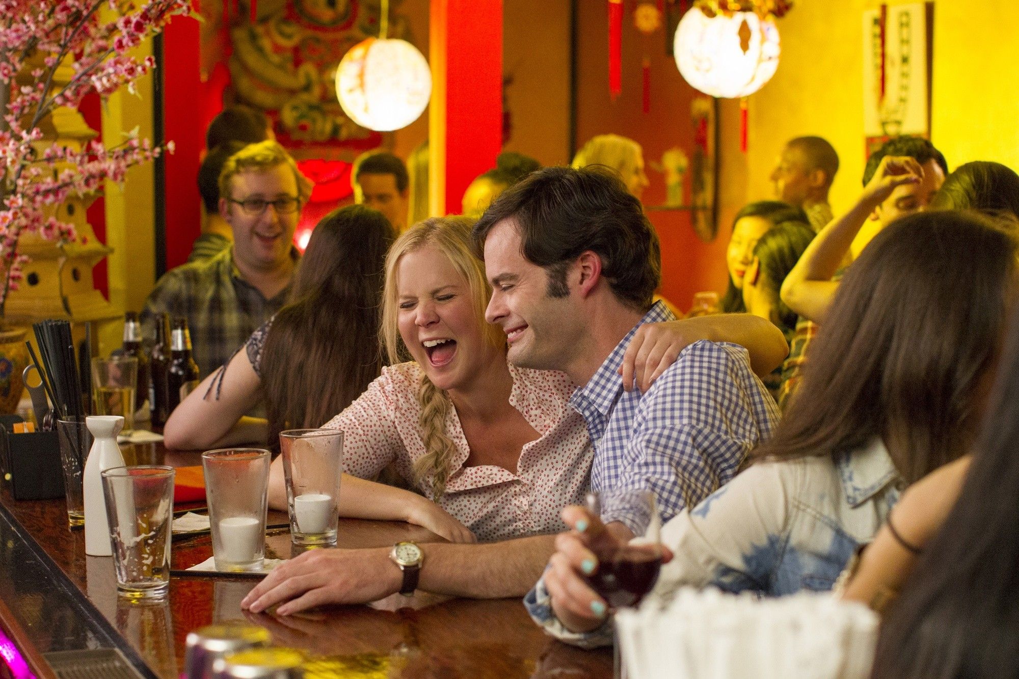 Amy Schumer stars as Amy and Bill Hader stars as Aaron in Universal Pictures' Trainwreck (2015)