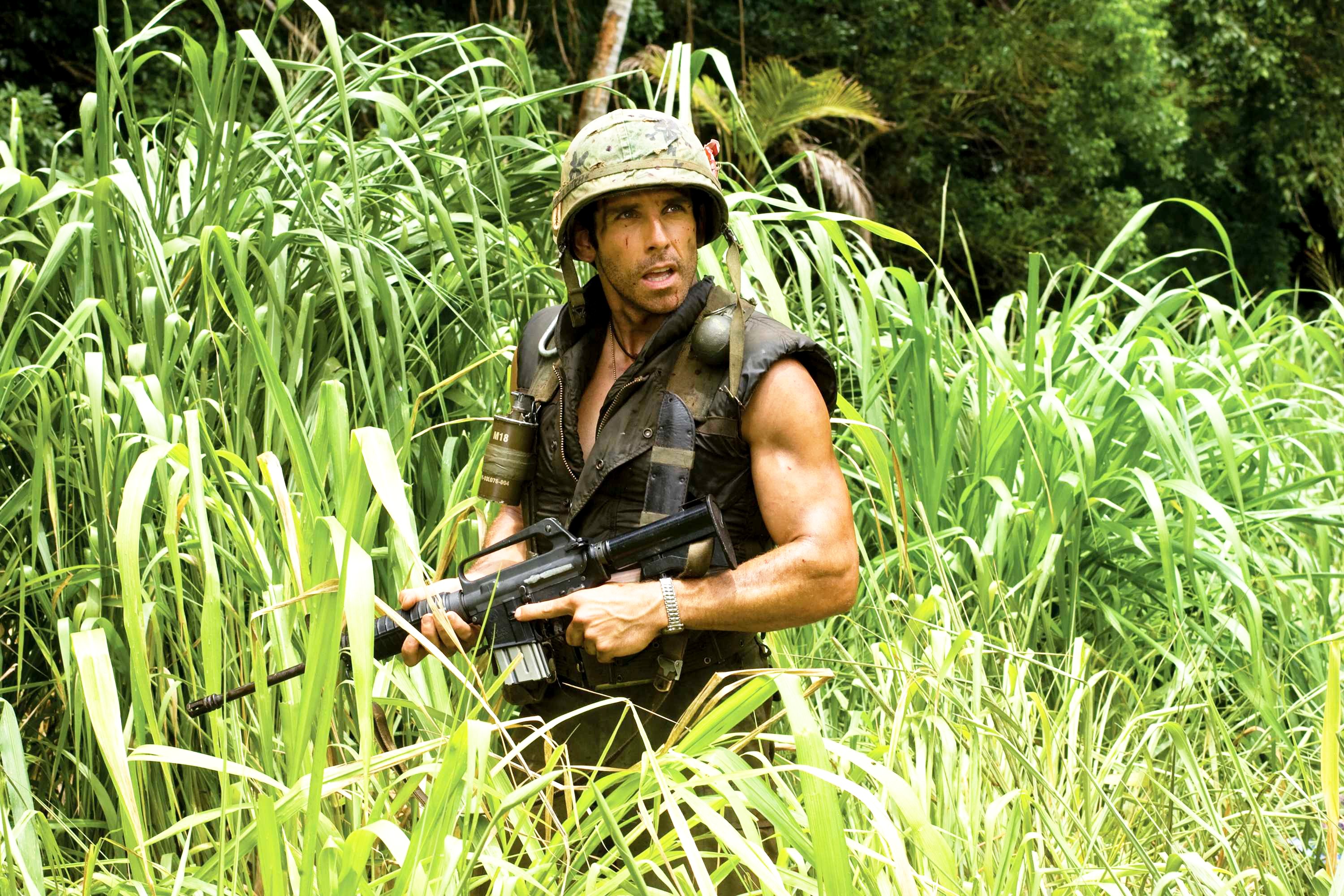 Ben Stiller stars as Speedman in DreamWorks Pictures' Tropic Thunder (2008)