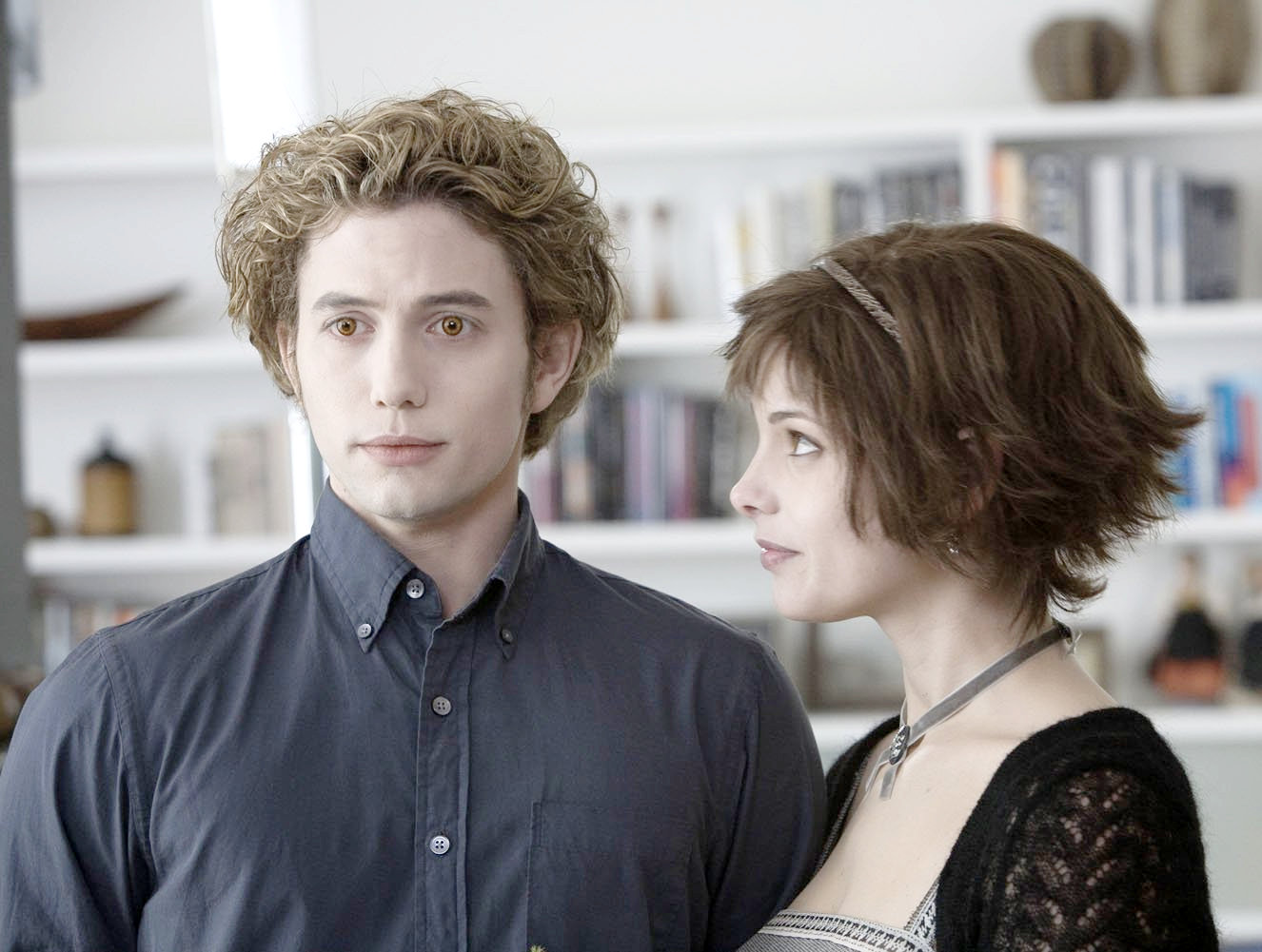 Jackson Rathbone stars as Jasper Hale and Ashley Greene stars as Alice Cullen in Summit Entertainment's Twilight (2008)