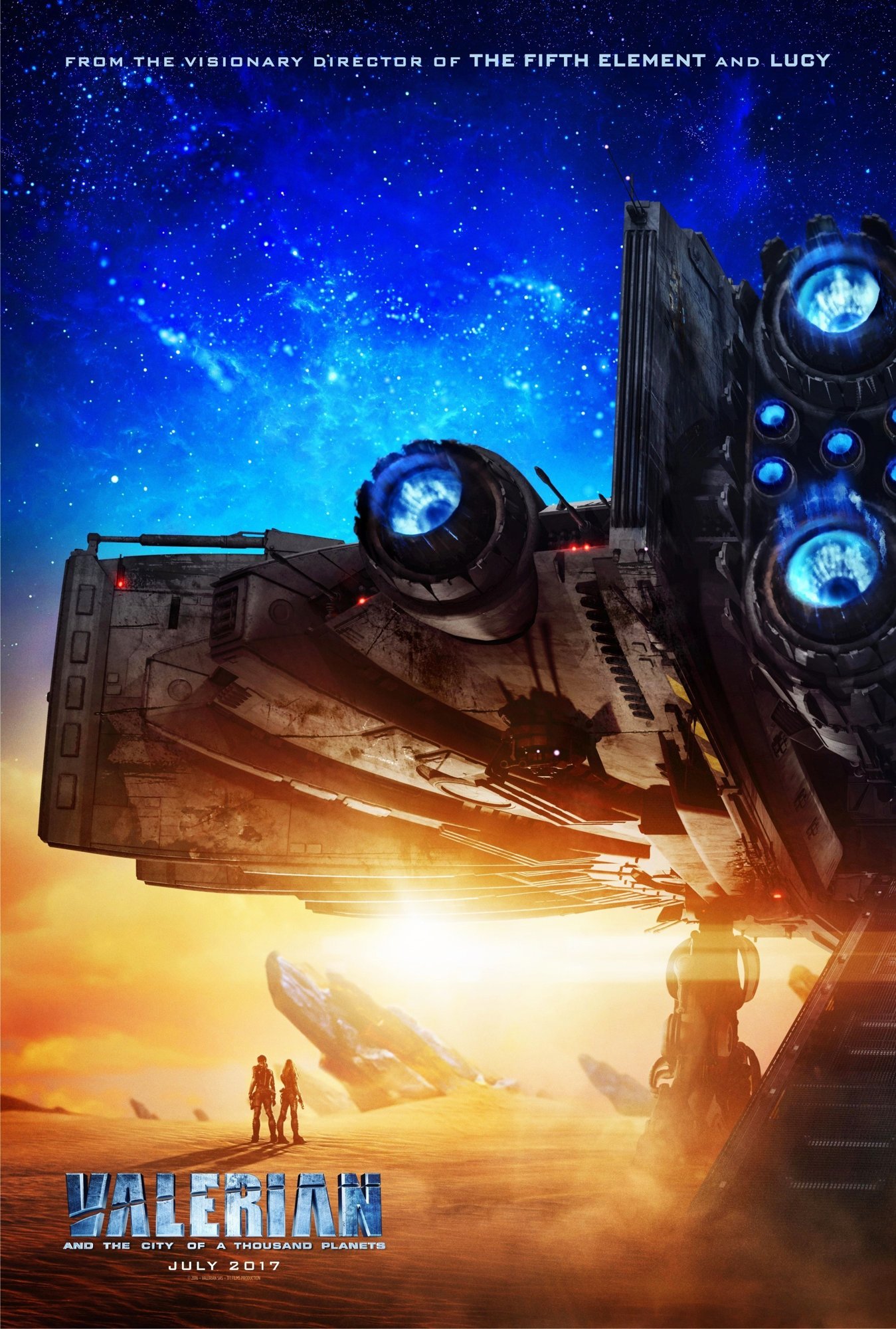 Poster of STX Entertainment's Valerian and the City of a Thousand Planets (2107)