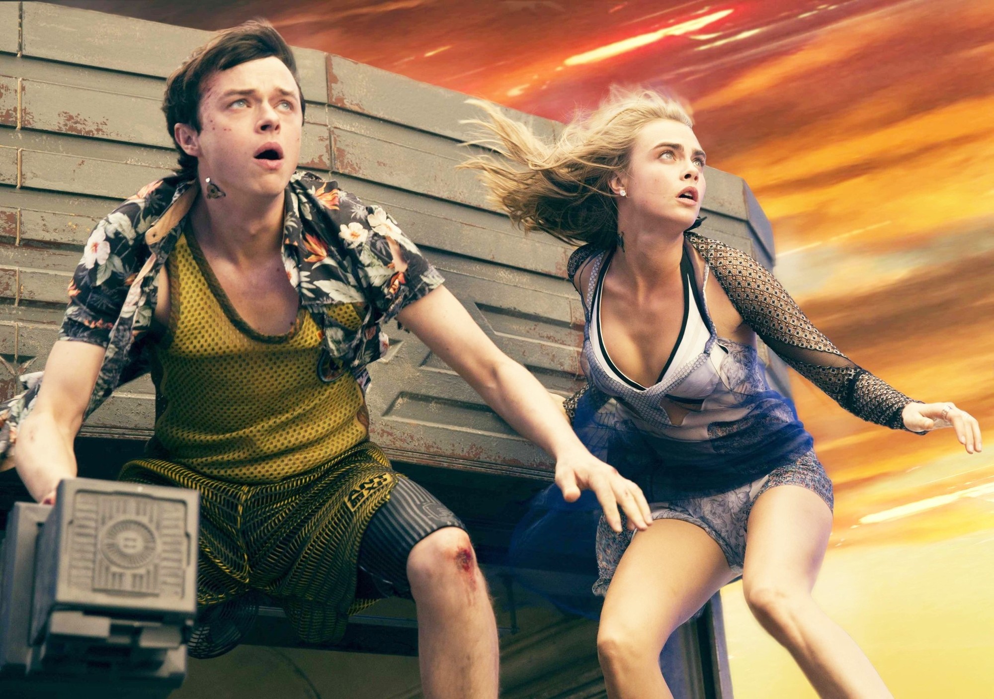 Dane DeHaan stars as Valerian and Cara Delevingne stars as Laureline in STX Entertainment's Valerian and the City of a Thousand Planets (2107)