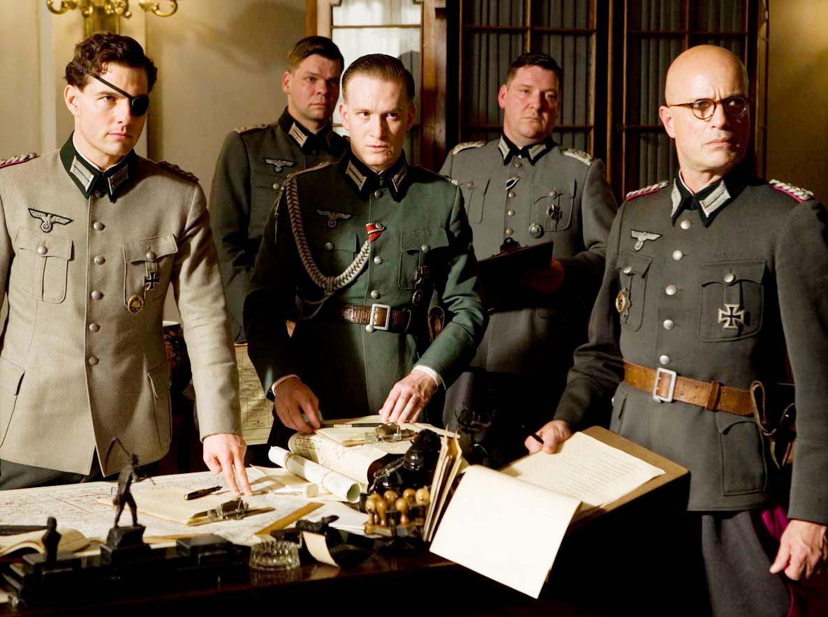 Tom Cruise, Christian Oliver, Stephen Fry and Christian Berkel in United Artists' Valkyrie (2008). Photo credit by United Artists.