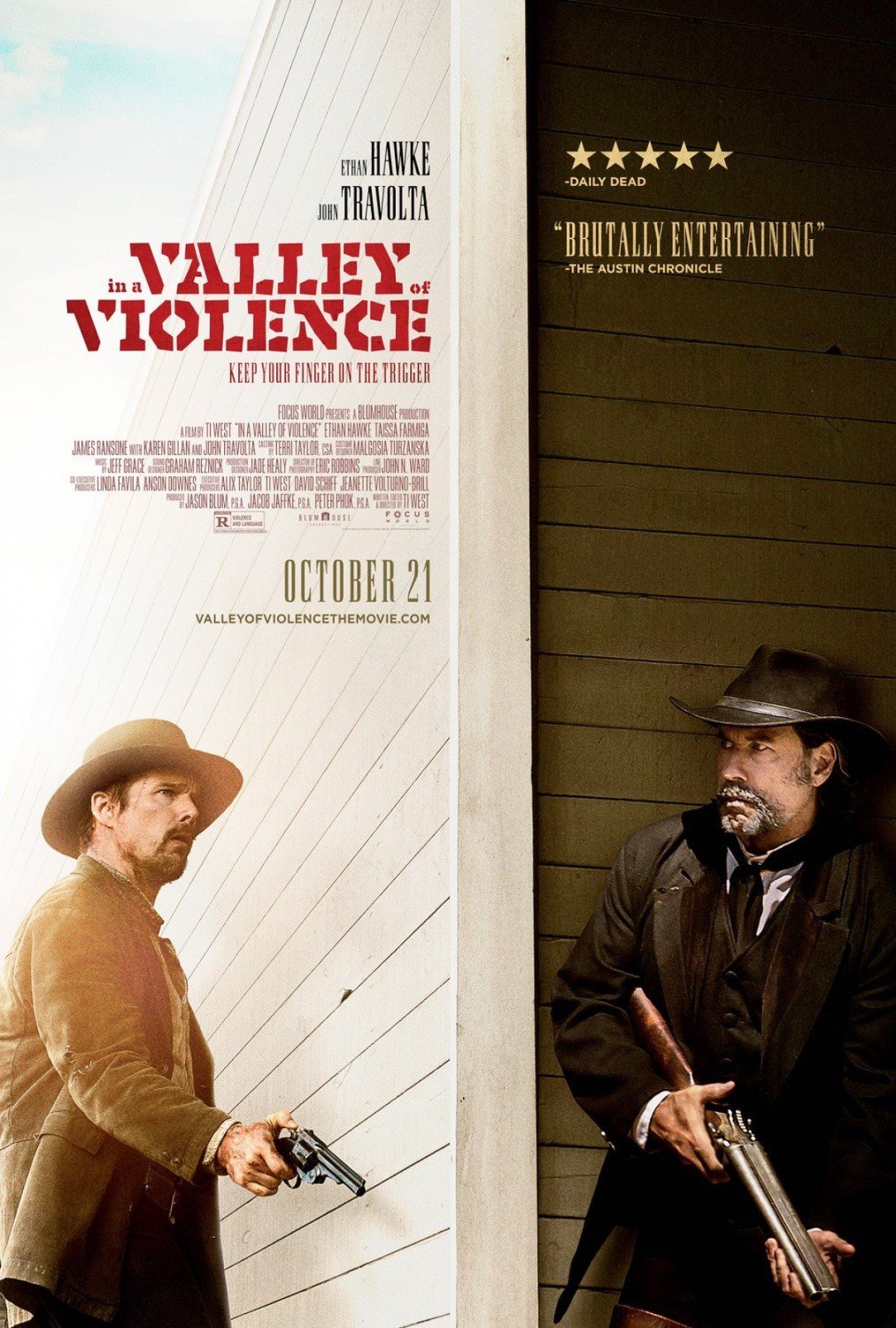 Poster of Focus World's In a Valley of Violence (2016)
