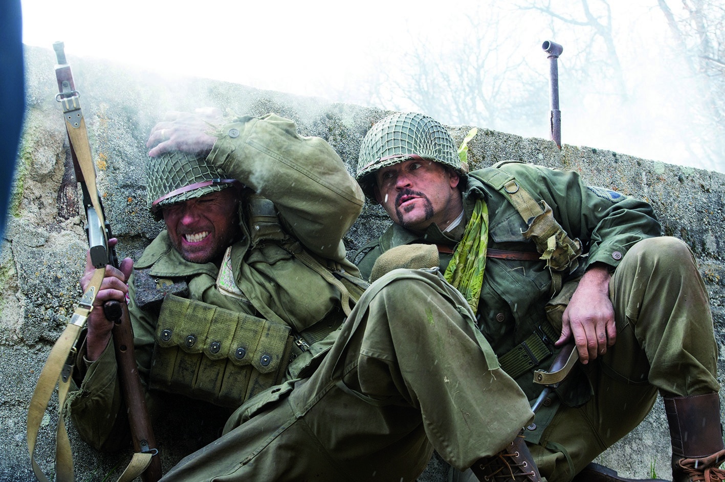 Luke Goss stars as Captain Jack Wosick and Chuck Liddell stars as Sergeant McGreevy in VMI Worldwide's War Pigs (2015)