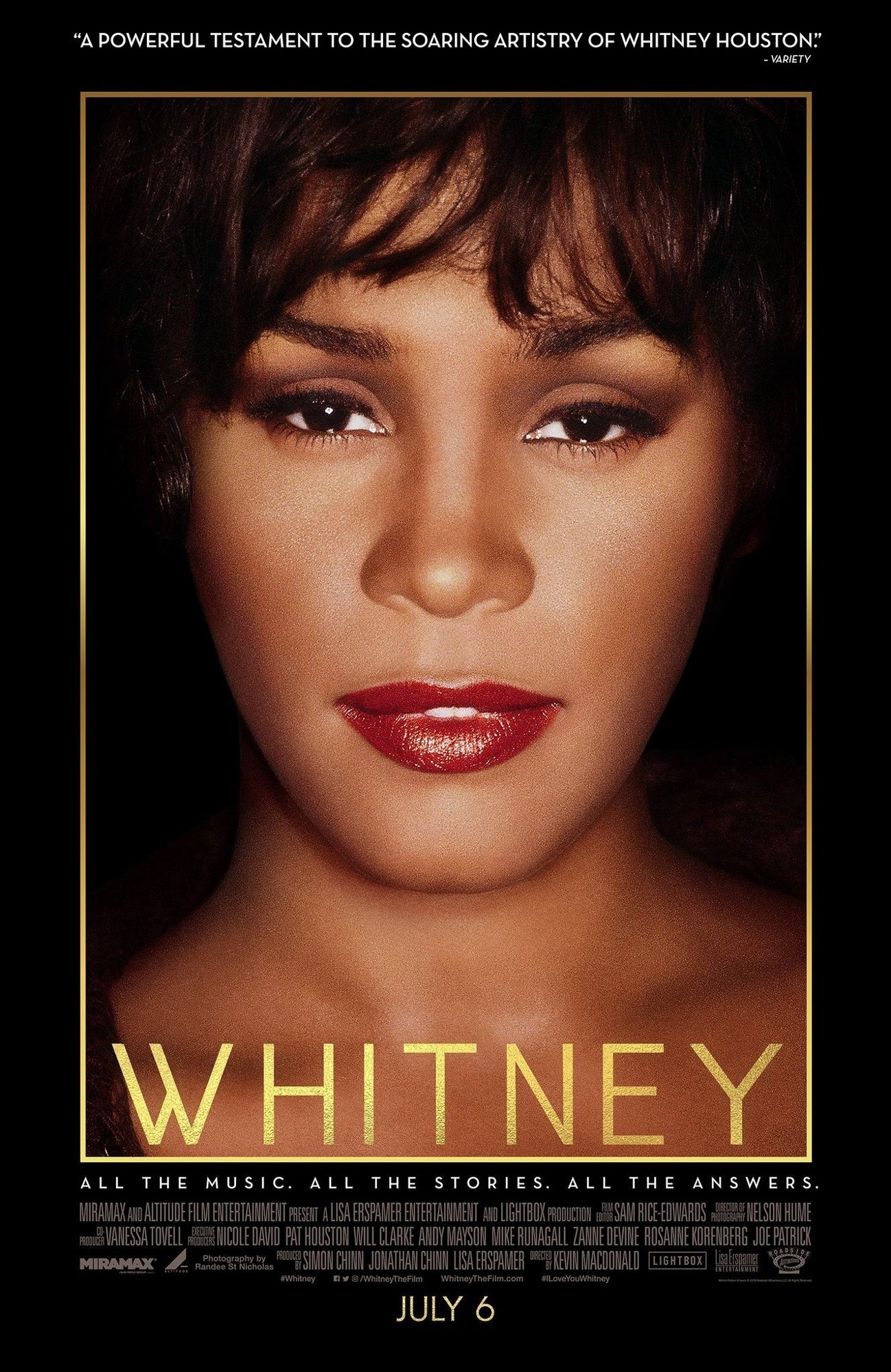 Poster of Roadside Attractions' Whitney (2018)