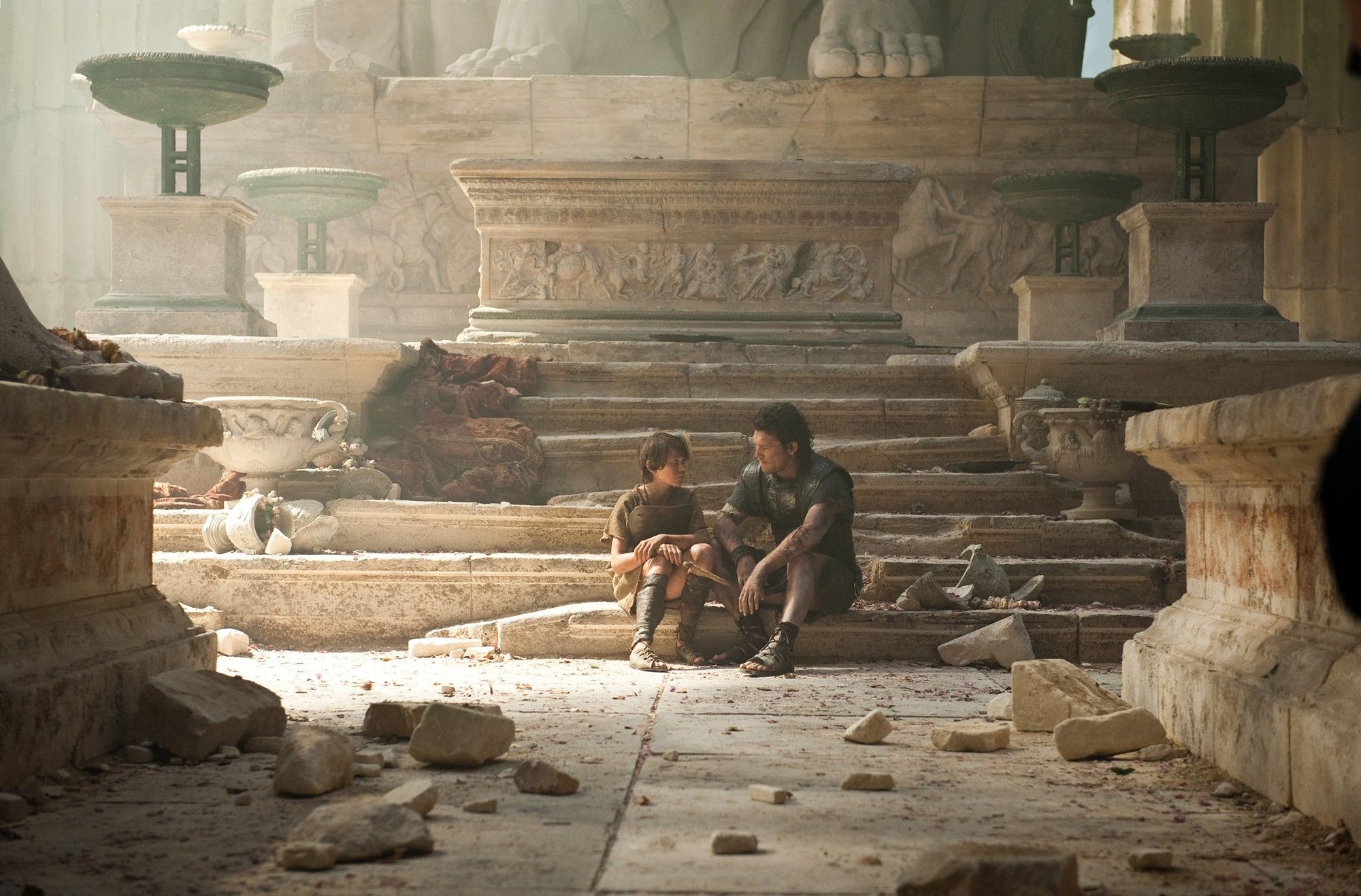 Sam Worthington stars as Perseus in Warner Bros. Pictures' Wrath of the Titans (2012). Photo credit by Jay Maidment.