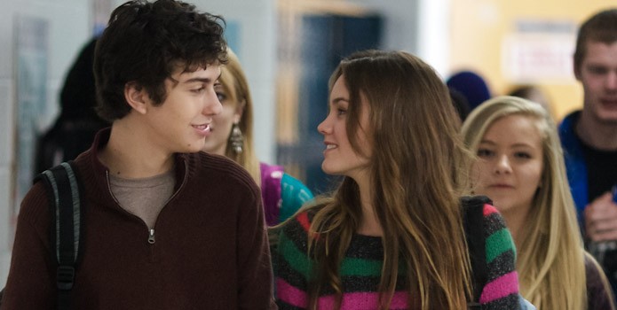 Nat Wolff stars as Rusty Borgens and Liana Liberato stars as Kate in Millennium Entertainment's Stuck in Love (2013)