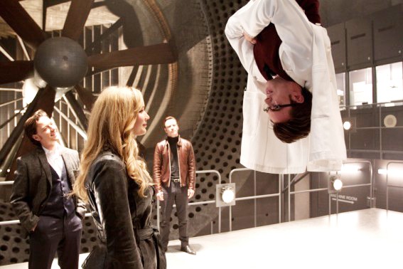Jennifer Lawrence, Nicholas Hoult, James McAvoy and Michael Fassbender in 20th Century Fox's X-Men: First Class (2011)