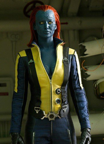 Jennifer Lawrence star as Raven Darkholme/Mystique in 20th Century Fox's X-Men: First Class (2011)