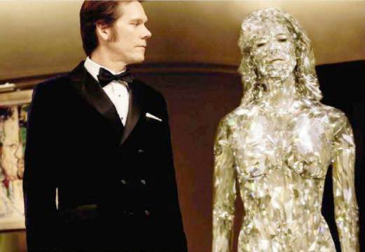 Kevin Bacon stars as Sebastian Shaw and January Jones stars as Emma Frost in 20th Century Fox's X-Men: First Class (2011)