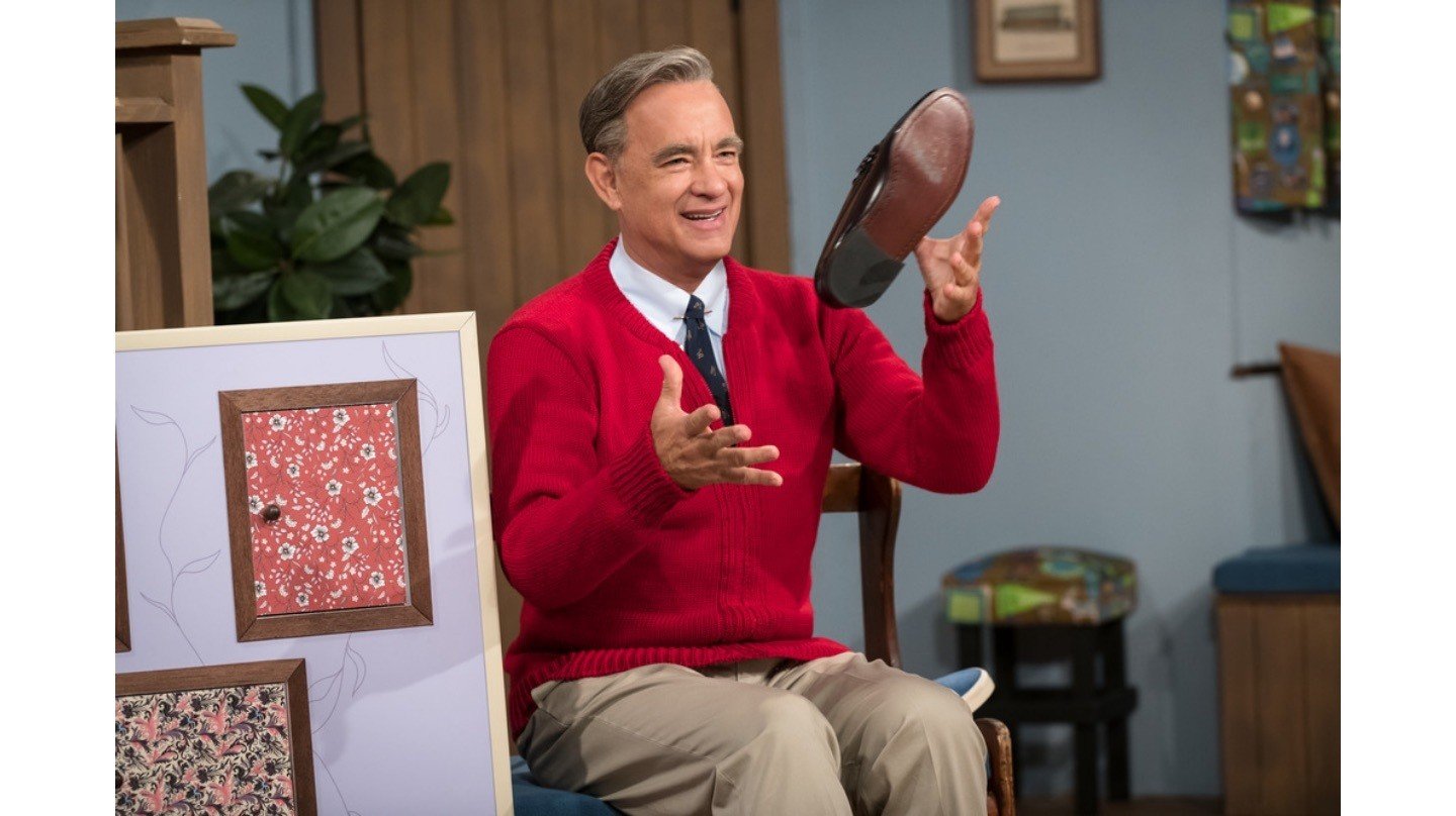 Tom Hanks stars as Fred Rogers in Sony Pictures Entertainment's A Beautiful Day in the Neighborhood (2019)