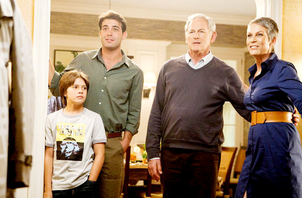 Billy Unger, James Wolk, Victor Garber and Jamie Lee Curtis in Touchstone PicturesTouchstone's You Again (2010)