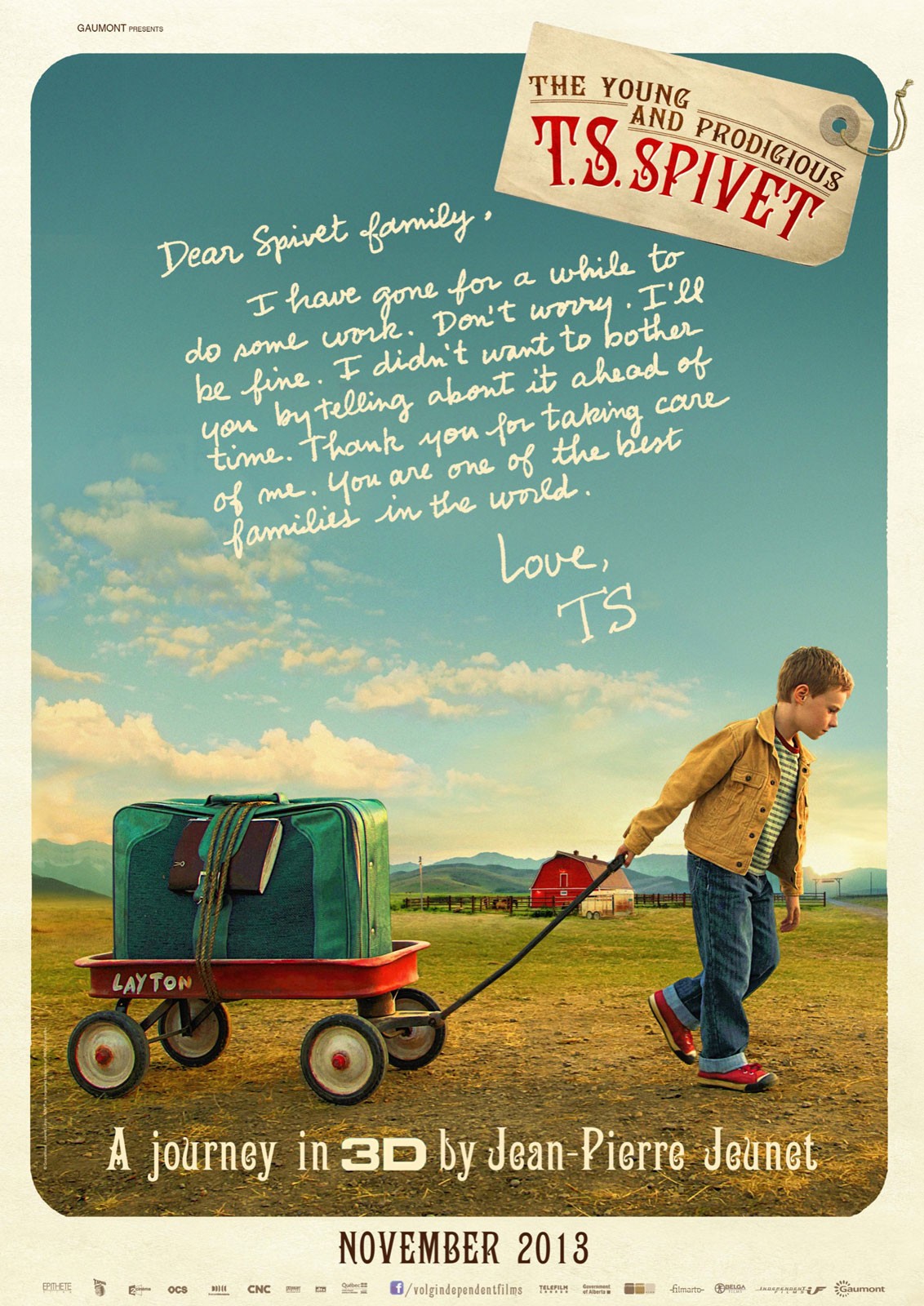 Poster of The Weinstein Company's The Young and Prodigious T.S. Spivet (2015)