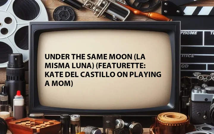 Under the Same Moon (La Misma Luna) (Featurette: Kate del Castillo On Playing a Mom)