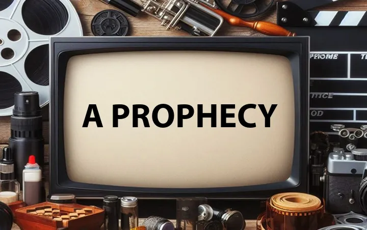 A Prophecy