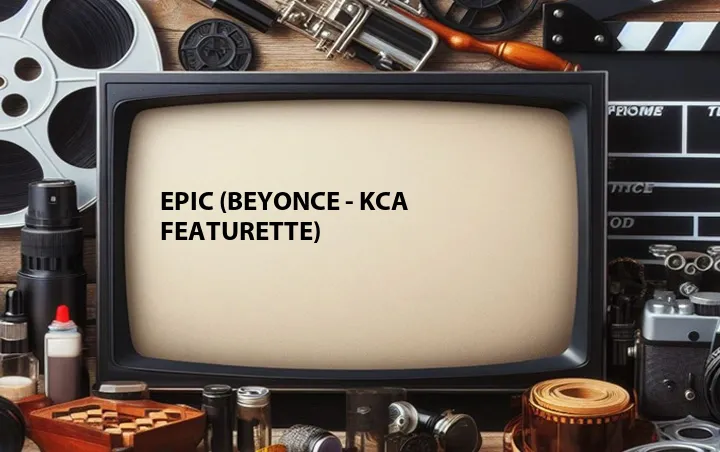 Epic (Beyonce - KCA Featurette)