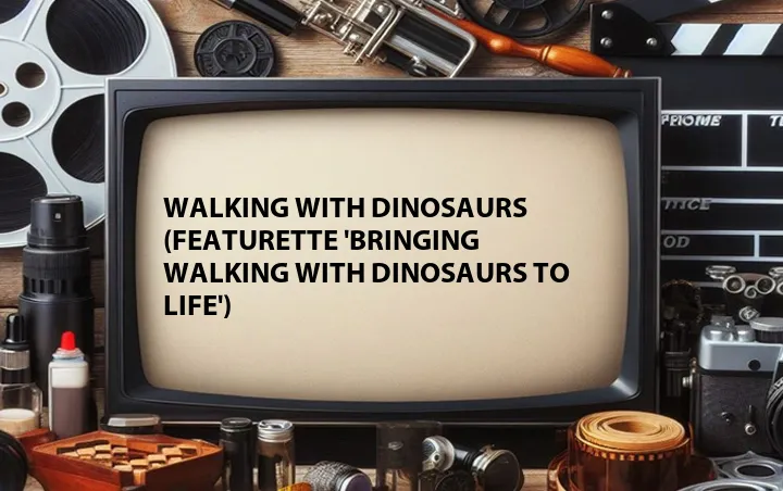 Walking with Dinosaurs (Featurette 'Bringing Walking with Dinosaurs to Life')