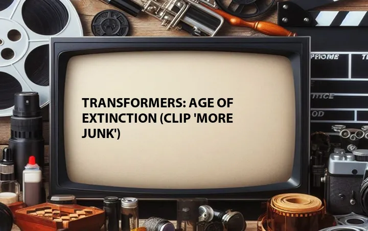 Transformers: Age of Extinction (Clip 'More Junk')