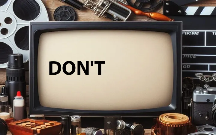 Don't