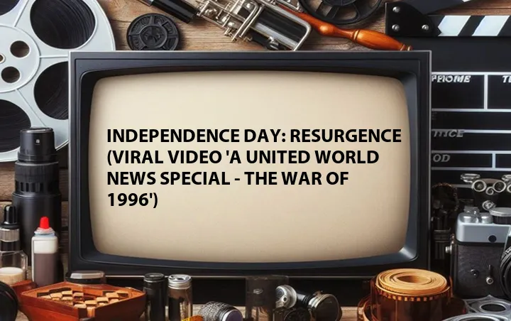 Independence Day: Resurgence (Viral Video 'A United World News Special - The War of 1996')