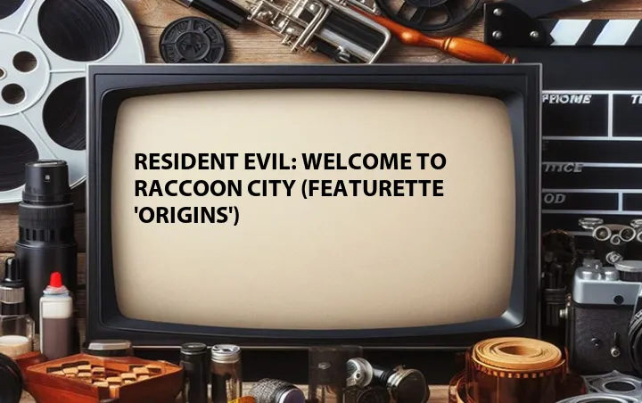 Resident Evil: Welcome to Raccoon City (Featurette 'Origins')