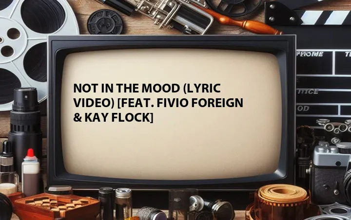 Not in the Mood (Lyric Video) [Feat. Fivio Foreign & Kay Flock]