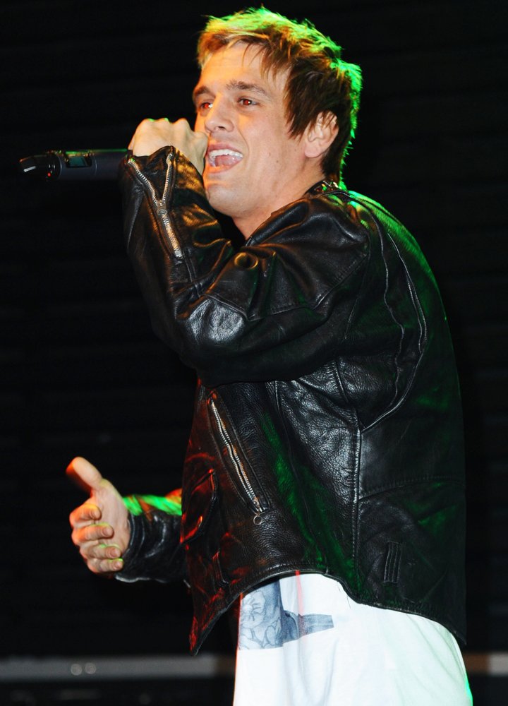 Aaron Carter Performing Live During A Concert