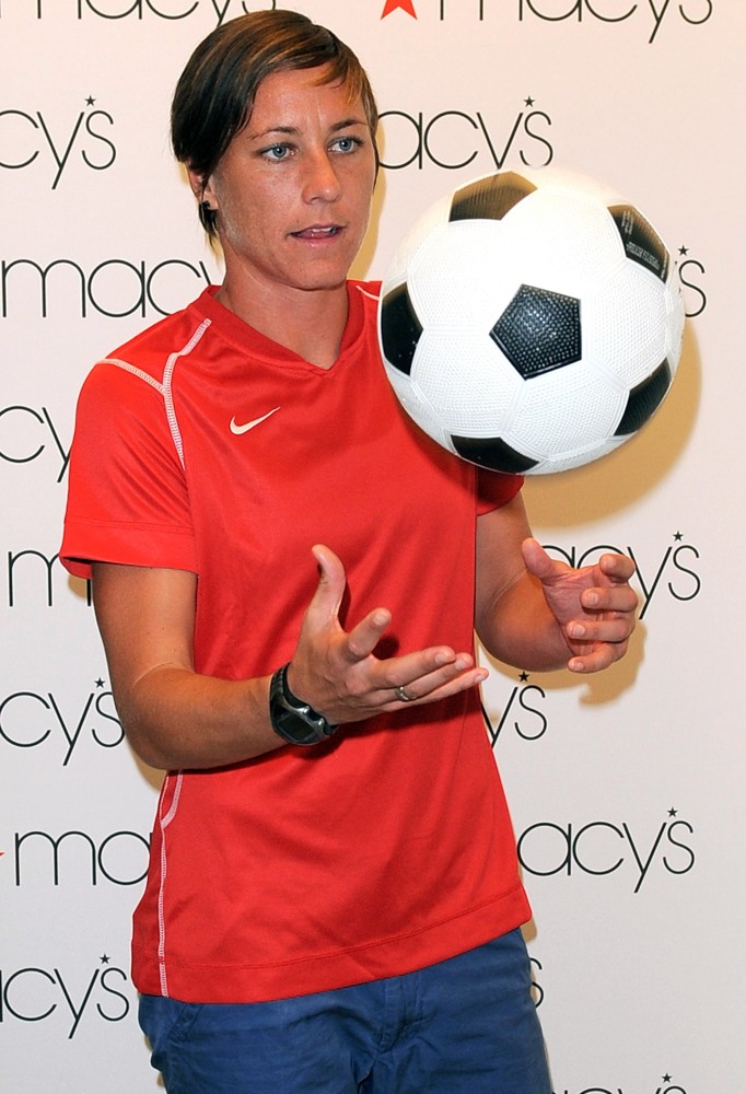 The U.S. Women's National Soccer Team Appears at Macy's Town Center Mall