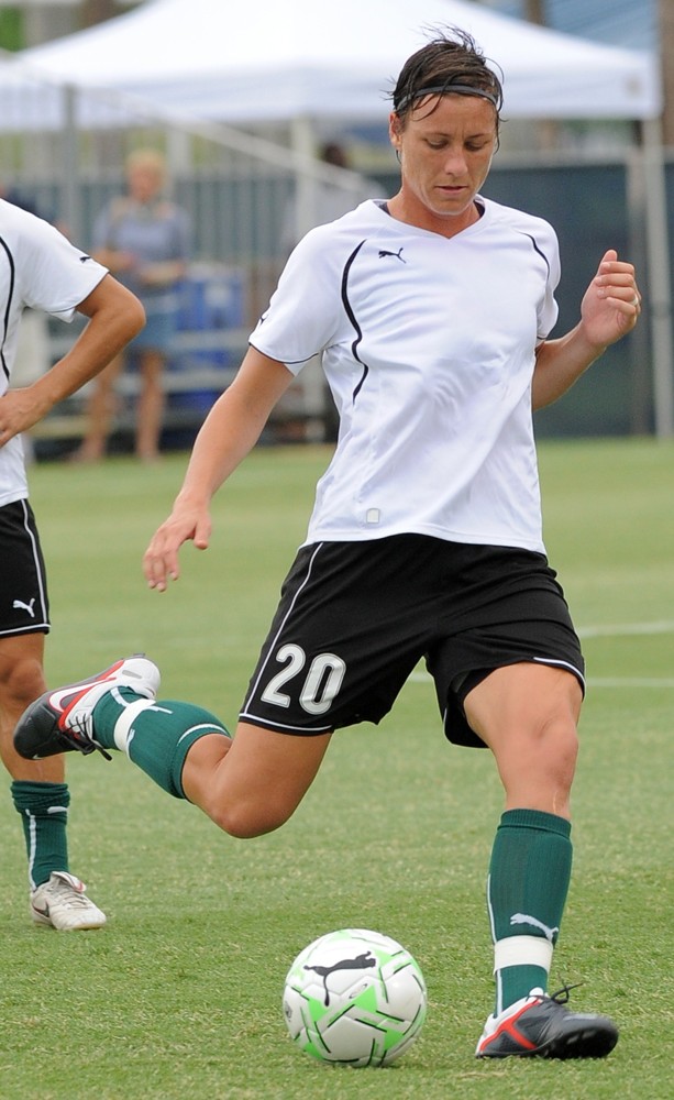 The U.S. Women's National Soccer Team Play with The Majicjack Soccer Team
