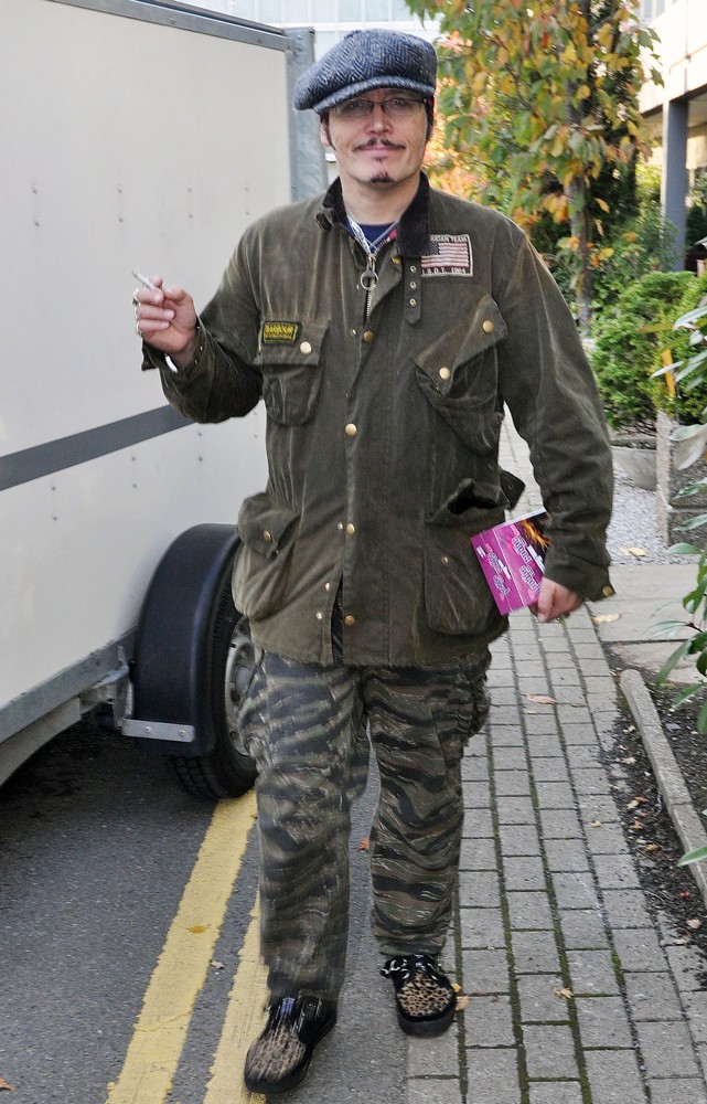 Adam Ant Leaving The RTE Studios