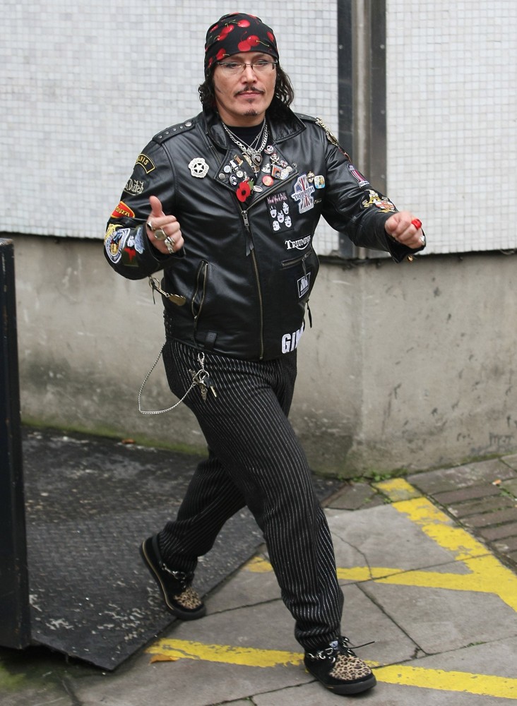 Adam Ant Outside The ITV Studios