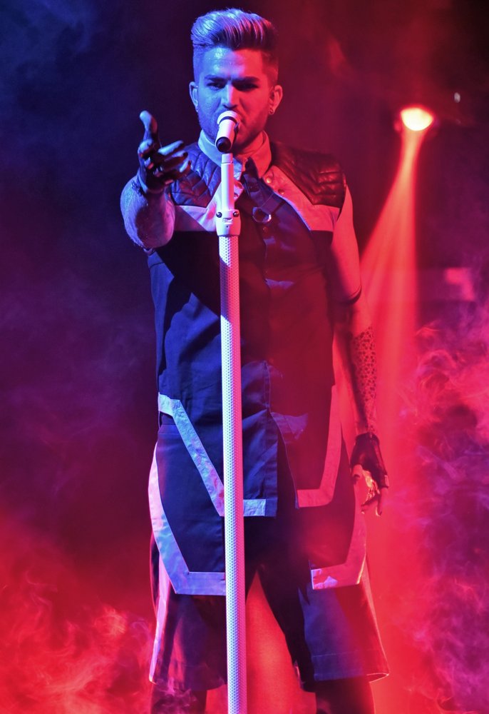 Adam Lambert Performing Live in Concert