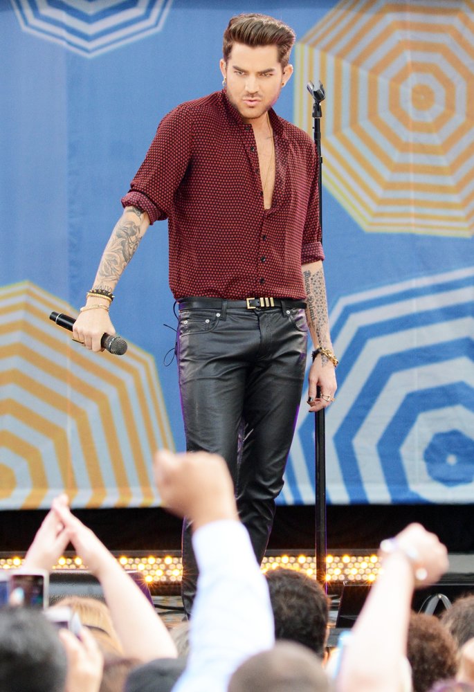 Adam Lambert Performs Live on ABC's Good Morning America