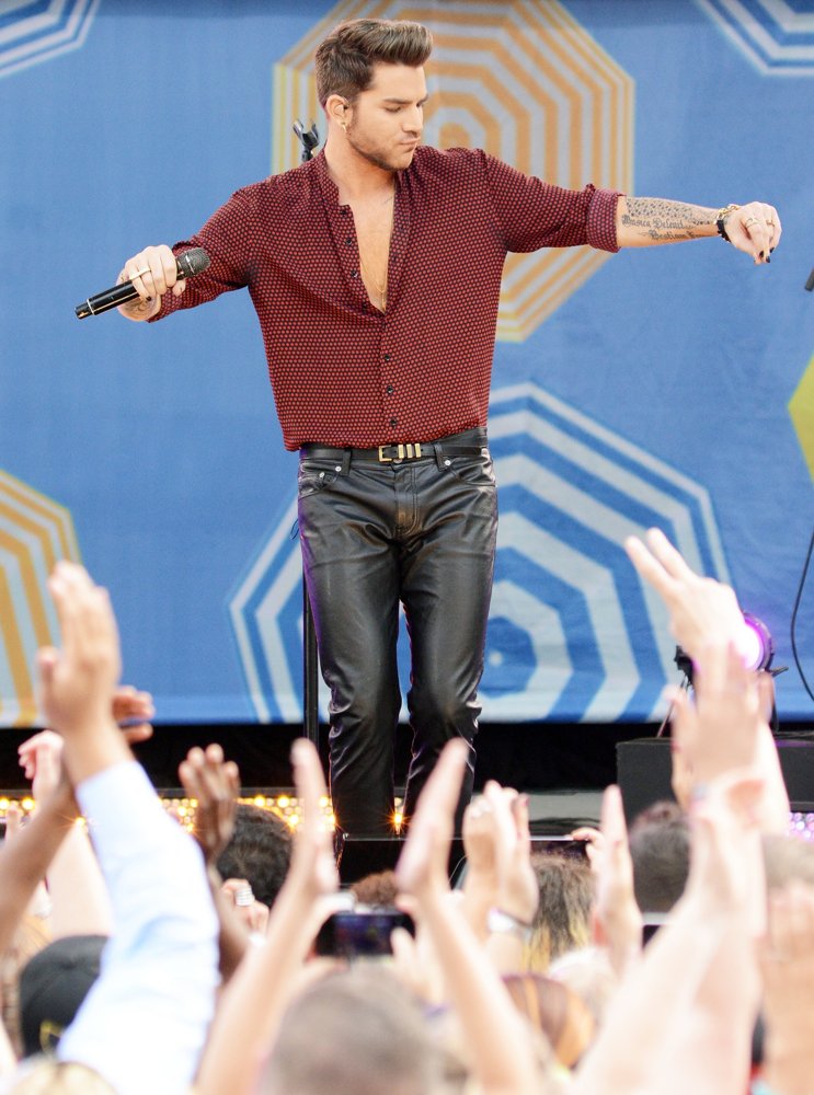 Adam Lambert Performs Live on ABC's Good Morning America