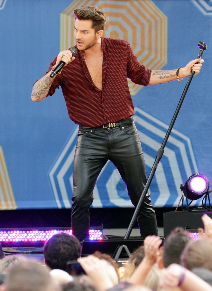 Adam Lambert Performs Live on ABC's Good Morning America