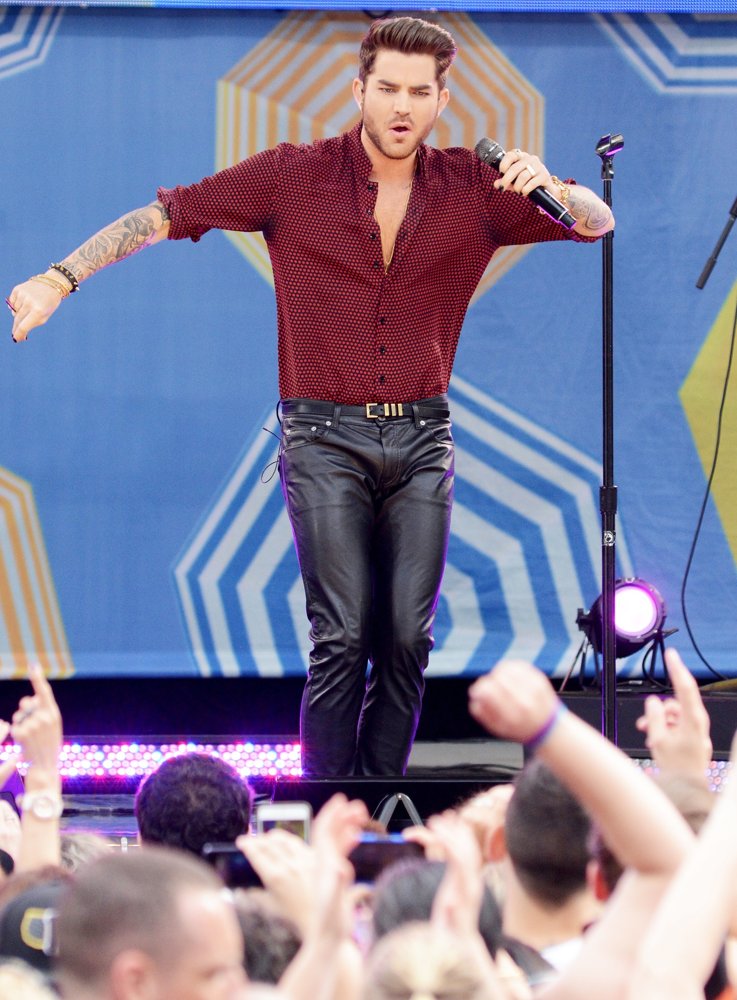 Adam Lambert Performs Live on ABC's Good Morning America