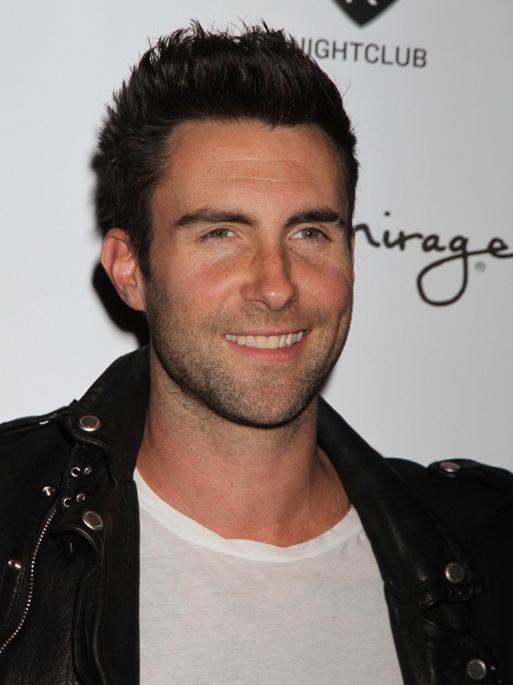 Maroon 5's Adam Levine Arrives to Perform Live