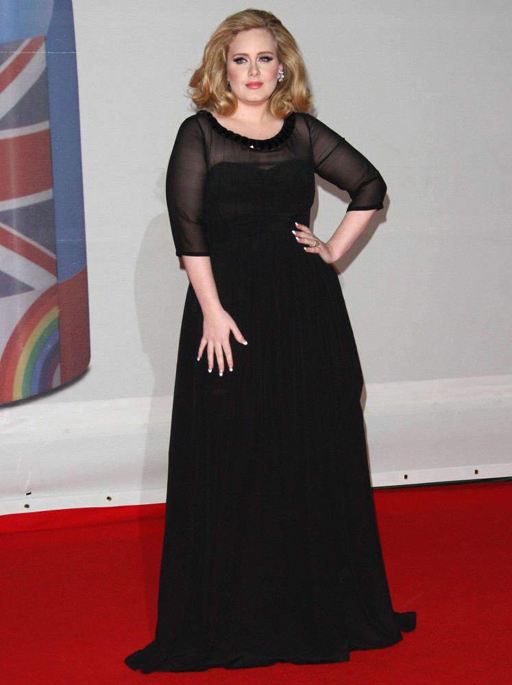 Adele;<br>The BRIT Awards 2012 - Arrivals