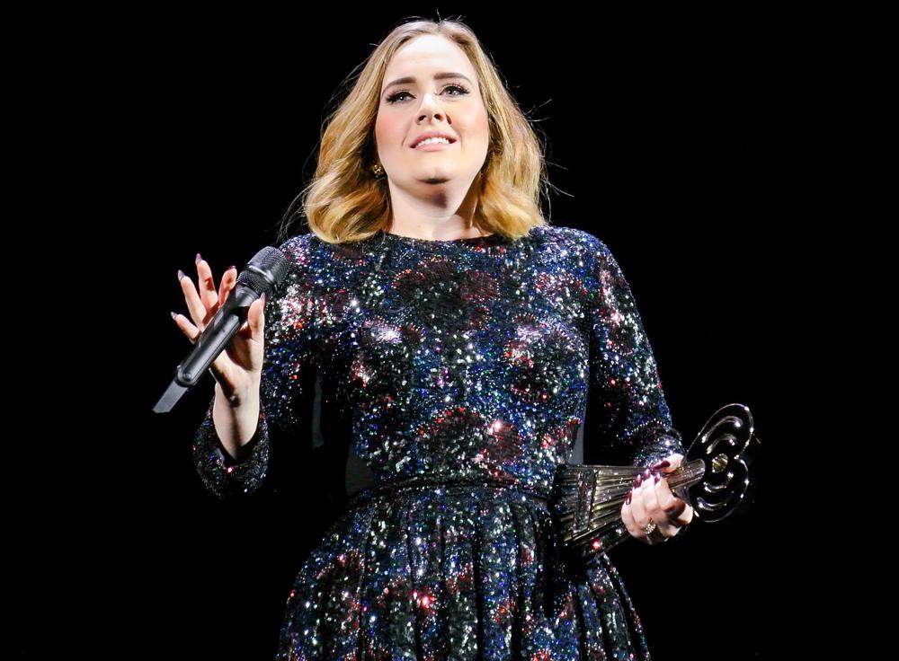 Adele Wins An Award Whilst on Stage in Birmingham