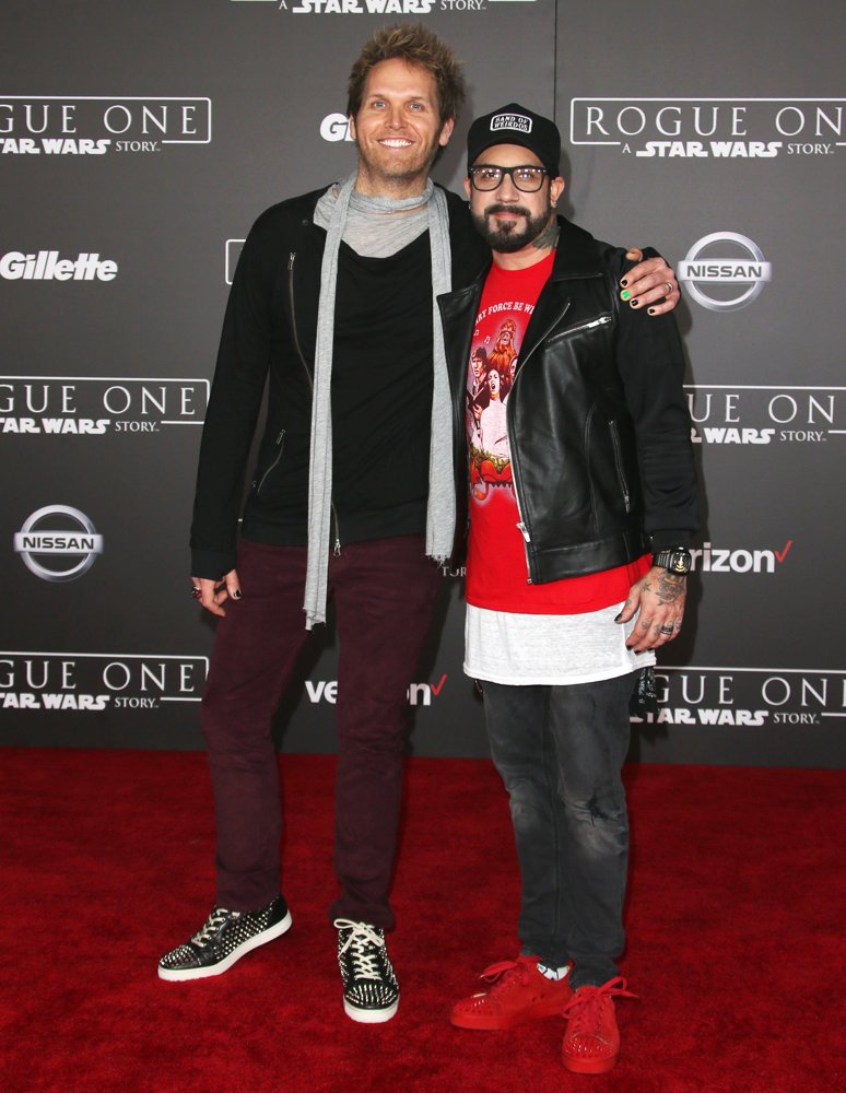 Mark Adler;A.J. McLean;<br>Premiere of Walt Disney Pictures and Lucasfilm's Rogue One: A Star Wars Story