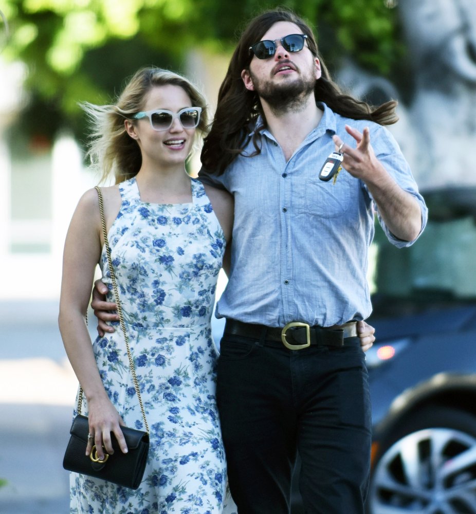 Dianna Agron and Winston Marshall Spotted Leaving Gratitude Cafe