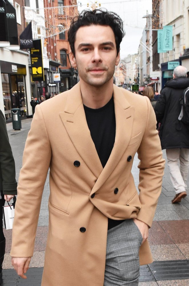 Aidan Turner Spotted on Grafton Street