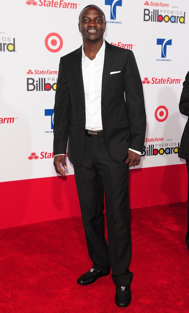 Akon in Billboard Latin Music Awards 2012 - Arrivals.