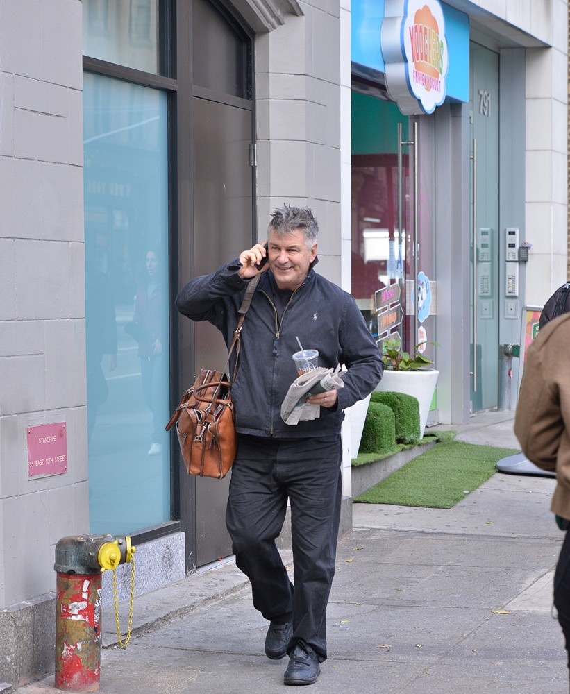 Alec Baldwin in His Neighborhood